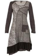 *izabel London Multi Grey Printed Knit Dress