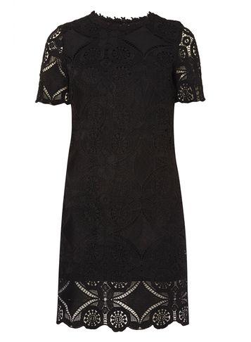 Dorothy Perkins *vila Black Lace Circle Dress