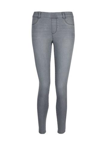 Dorothy Perkins Petite Grey Mid-rise Eden Jeggings