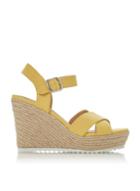 *head Over Heels By Dune Yellow Katyaa Ladies High Heel Sandals