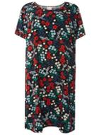 Dorothy Perkins *juna Rose Black Floral Shift Dress