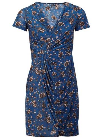 *izabel London Multi Colour Ditsy Floral Print Wrap Dress