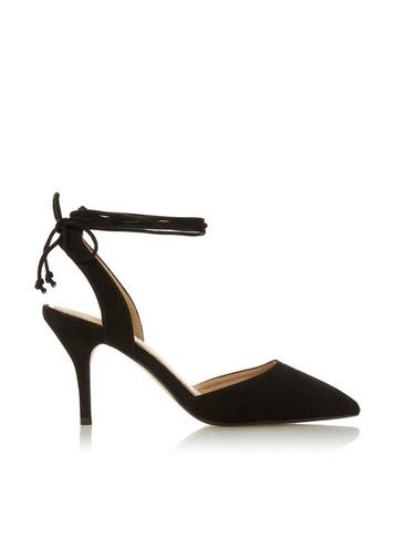 *head Over Heels By Dune Black Camley Ladies Court Shoes