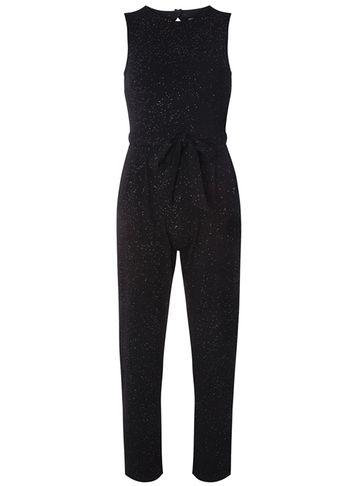 Dorothy Perkins Black Glitter Jumpsuit