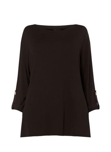 Dorothy Perkins *dp Curve Black Pearl Cuff Top