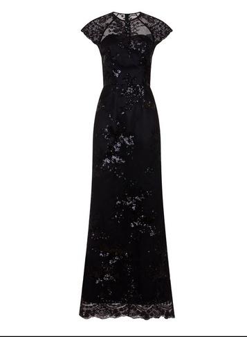 Dorothy Perkins *chi Chi London Black Embellished Maxi Dress