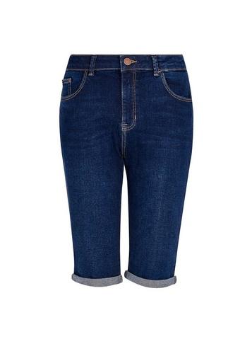 Dorothy Perkins *tall Indigo Denim Knee Shorts