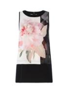 *roman Originals Black Floral Print Vest