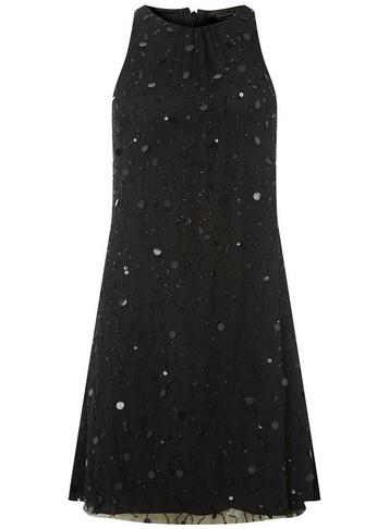 Dorothy Perkins *showcase Black Trapeze Dress