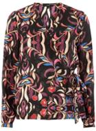 Dorothy Perkins *vero Moda Multi Coloured Print Wrap Top