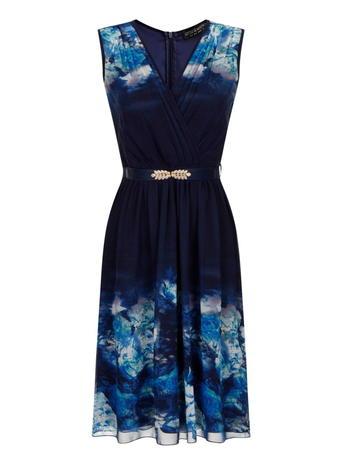 Dorothy Perkins Blue Flroal Dress