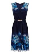 Dorothy Perkins Blue Flroal Dress