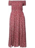 Dorothy Perkins *izabel London Curve Red Ditsy Maxi Dress