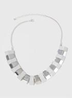 Dorothy Perkins Silver Glitter Collar Necklace