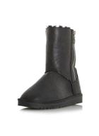 Dorothy Perkins *head Over Heels By Dune Black 'ricki' Flat Boots