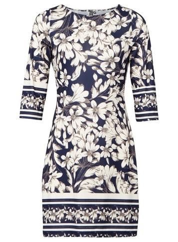 *izabel London Navy Floral Print Bodycon Dress