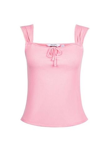 Dorothy Perkins Petite Coral Tie Vest Top