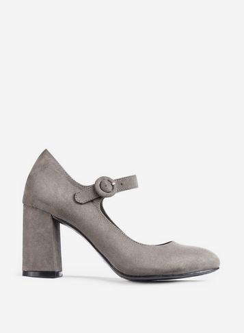 Dorothy Perkins Grey Detroit Court Shoes