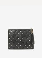 Dorothy Perkins Black Laser Cut Clutch Bag