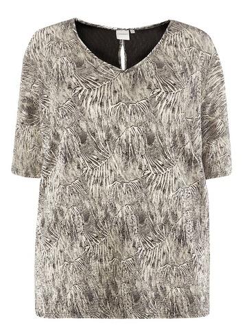Dorothy Perkins *juna Rose Curve Metallic Foil Blouse