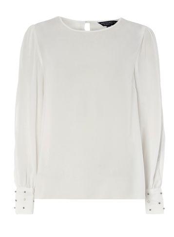 Dorothy Perkins Ivory Pearl Cuff Top