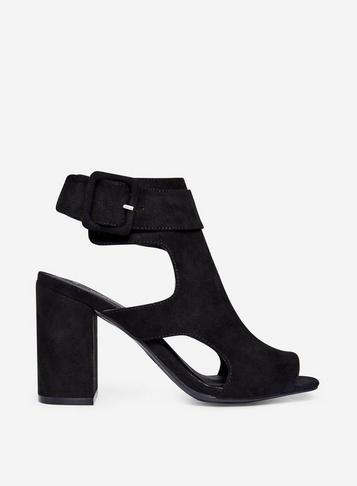 Dorothy Perkins Black Bella Heeled Sandals