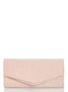 Dorothy Perkins *quiz Pink Textured Envelope Bag