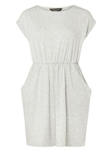 Dorothy Perkins Grey Marl T-shirt Dress