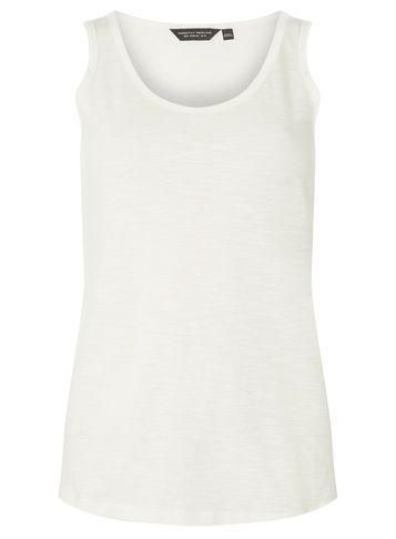 Dorothy Perkins Ivory Slubby Vest