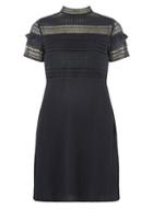 Dorothy Perkins *vila Navy Fit And Flare Dress