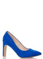 *quiz Royal Blue Faux Suede Shoes