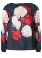 Dorothy Perkins Navy Floral Placement Top