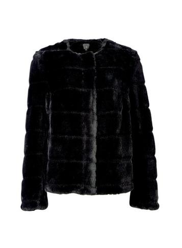 Dorothy Perkins Black Short Faux Fur Jacket