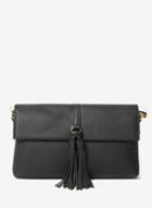 Dorothy Perkins Black Tassel Clutch Bag