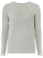 Dorothy Perkins Grey Textured Panel Jumper