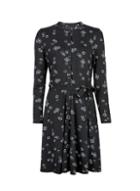 Dorothy Perkins Black Geometric Print Jersey Shirt Dress