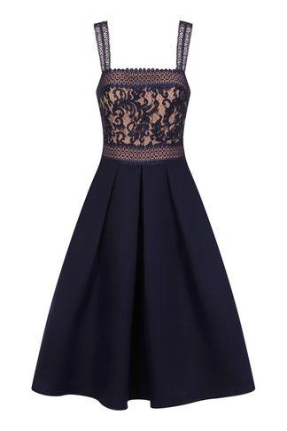 Dorothy Perkins *little Mistress Navy Midi Dress