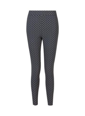 Dorothy Perkins Blue Triangle Geometric Print Skinny Trousers