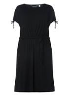 Dorothy Perkins Dp Curve Black Jersey Midi Skater Dress