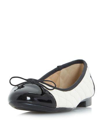 Dorothy Perkins *head Over Heels By Dune Cream Hazaa Flat Pumps