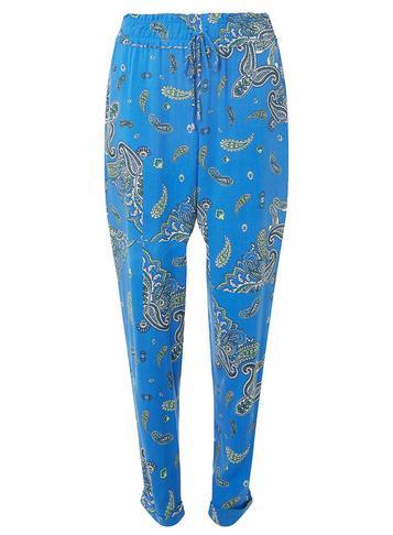 Dorothy Perkins Cobalt Paisley Tie Joggers