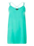 Dorothy Perkins Green Cross Back Camisole Top
