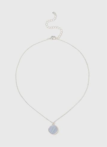 Dorothy Perkins Blue Stone Necklace