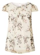 Dorothy Perkins *billie & Blossom Tall White Butterfly Top