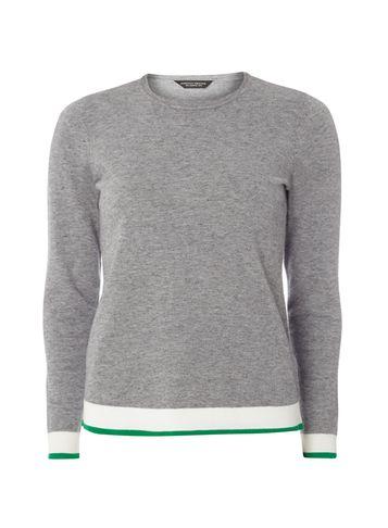 Dorothy Perkins Grey Split Back Jumper