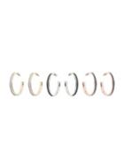 Dorothy Perkins Three Pack Glitter Hoops