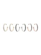 Dorothy Perkins Three Pack Glitter Hoops