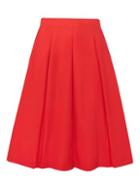 Dorothy Perkins Red Cotton Full Skirt