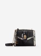 Dorothy Perkins Black Panelled Boxy Cross Body Bag