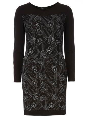 Dorothy Perkins Black Panel Dress